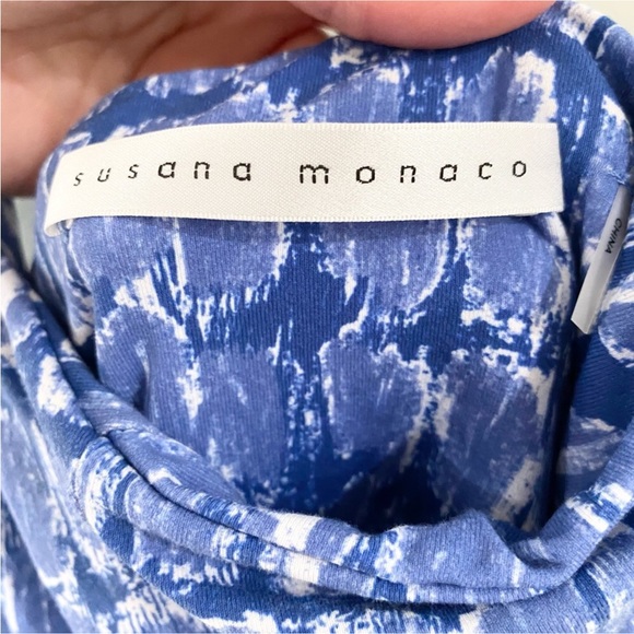 Susana Monaco Blue Halter Dress - Picture 7 of 13